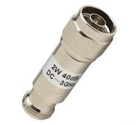 Atténuateur de signal RF de type N 2 W 1 dB-50 dB DC-3,0 GHz 50 Ohm mâle vers femelle avec design robuste pour une utilisation industrielle et télécom (40 dB)