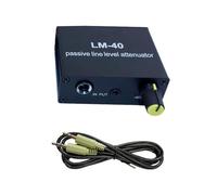 Atténuateur passif signal de sortie ligne signal carte son 3,5 mm/6,5 mm sortie bas niveaux convertisseur microphone port carte son