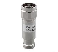 Atténuateur RF de type N mâle vers femelle 2 W 1 dB à 50 dB DC-3,0 GHz 50 Ohm avec faible insertion VSWR pour une meilleure performance du système (15 dB)