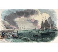 Atterrissage de l'armée américaine à Veracruz avant la bataille de Veracruz, un siège de 20 jours de l'important port mexicain de Veracruz pendant la guerre mexicaine américaine, il a duré du 9 29