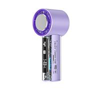 Atthatmmt Ventilateur de refroidissement à semi-conducteur, ventilateur portable, ventilateur turbo réglable avec ventilateurs personnels, écran LED, mini USB