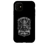 Attila Le Hun, Le fléau de Dieu, Portrait de Guerrier, Dark Art Coque pour iPhone 11