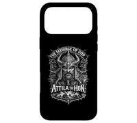 Attila Le Hun, Le fléau de Dieu, Portrait de Guerrier, Dark Art Coque pour iPhone 17 Pro Max