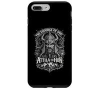 Attila Le Hun, Le fléau de Dieu, Portrait de Guerrier, Dark Art Coque pour iPhone 7 Plus/8 Plus