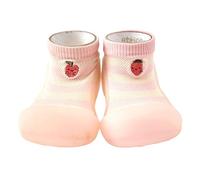 Attipas Chaussettes pour bébé et tout-petit, chaussures de première marche pour nourrisson, antidérapantes, solides, lavables en machine, confortables, respirantes, semelle en caoutchouc souple