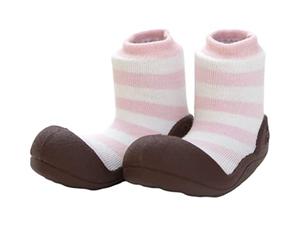 Attipas - Chaussures premiers pas - Modèle Natural Herb, rose, 25.5 EU