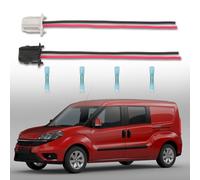 Attisfiera 2x Faisceau résistance Chauffage pour Berlingo C4 Picasso Jumpy Doblo Grande Punto Linea 500 Panda 2 Corsa D Partner 2 Expert 2005-2012 55702441, 77366112 Connecteurs Fiche Câble Resistan