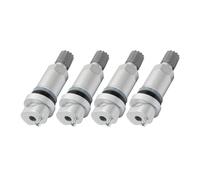 Attisfiera 4x moniteurs pression pneus pour 207 307 407 C4 C5 Mondeo argenté Kit réparation valve pression des pneus,TPMS Valve réparation