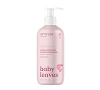 ATTITUDE Shampooing et Gel Douche 2-en-1 pour Bébé, Testé Dermatologiquement, Certifié EWG, Végan, Sans Odeur, 473 mL