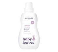 ATTITUDE Adoucissant Bébé, Fabriqué au Canada, Ingrédients d'Origine Végétale et Minérale, Compatible HE, Produits Ménagers Vegan, Berceuse Sucrée, 40 Lavages, 1 Litre