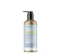 ATTITUDE Après-shampoing volumisant doux pour peaux sensibles, enrichi en avoine, testé dermatologiquement, végétalien, non parfumé, bouteille en aluminium, 473 ml
