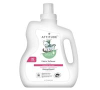 ATTITUDE Assouplissant Bébé, ingrédients à base de plantes et minéraux, compatible HE, produits véganes pour la lessive et la maison, sans parfum, 80 brassées, 2 L