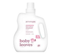 ATTITUDE Assouplissant pour Lessive Liquide pour Bébé, Vêtements de bébé et Nouveau-Né, Végan, Ingrédients d'Origine Naturels, Sans Parfum, 80 Brassées, 2 Litres