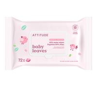 Attitude Baby Leaves Lingettes 99% D’Eau Sans Parfum 72 Pièces