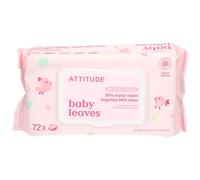 Attitude Baby Leaves Water Wipes lingettes sans parfum 72 pcs