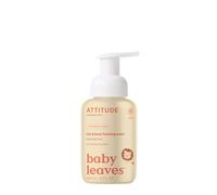 ATTITUDE Baby Leaves Mousse nettoyante 2 en 1 pour le corps et les cheveux - Nectar de poire (1 x 295 ml)