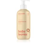 Attitude Baby Leaves Pear Nectar gel de douche et shampoing 2 en 1 arôme poire 473 ml