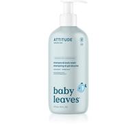 Attitude Baby Leaves Shampoo & Body wash shampoing et gel de douche pour enfant Good Night 473 ml