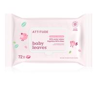 Attitude Baby Leaves Lingettes 99% D’Eau Sans Parfum 72 Pièces