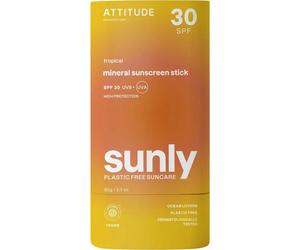 Attitude Bâton Solaire Minéral Odeur Tropicale IP30 Stick 85g