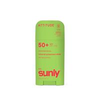 ATTITUDE Crème Solaire Minérale pour Enfants SPF 50, Large Spectre à l’Oxyde de Zinc, Vérifié EWG, Non Nano, Léger pour Visage et Corps, Végan, Parfum Coco & Pastèque, 60 g