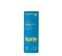 ATTITUDE Crème Solaire Minérale Solide, pour Enfants, SPF 30, EWG Verified, Protection Large Spectre UVA/UVB avec Oxyde de Zinc, Testé Dermatologiquement, Végan, Sans Parfum, 20 g