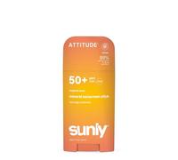 ATTITUDE Crème Solaire Minérale SPF 50, Large Spectre à l’Oxyde de Zinc, Vérifié EWG, Non Nano, Léger pour Visage et Corps, Végan, Parfum Coco Tropicale, 60 g
