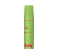 ATTITUDE Spray Solaire Minéral pour Enfants SPF 50, Large Spectre à l’Oxyde de Zinc, Vérifié EWG, Non Nano, Sans Aérosol, Résistant à l’Eau, Visage et Corps, Végan, Parfum Coco & Pastèque, 80 g