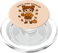 Attitude d'automne audacieuse épicée et gâtée PopSockets PopGrip pour MagSafe