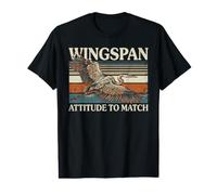 Attitude d'envergure pour correspondre à l'observation des Oiseaux héron T-Shirt Graphique avec Valeur