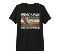 Attitude d'envergure pour correspondre à l'observation des Oiseaux héron T-Shirt Haut de Gamme