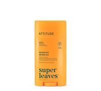 ATTITUDE Déodorant Sans Aluminium, Ingrédients d’Origine Naturelle, Certifié EWG, Contrôle des Odeurs au Bicarbonate, Tourner & Appliquer, Végan, Fleur d’Oranger & Eucalyptus, 75 g