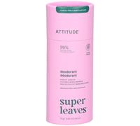 ATTITUDE Déodorant Super Leaves Noix de Coco et Fruits Sauvages Sans Plastique 75 g