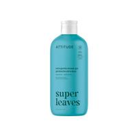 ATTITUDE Gel Douche Naturel Extra Doux Non Parfumé, Végan, Certifié EWG, Testé Dermatologiquement, À Base de Plantes et Minéraux, 473 mL