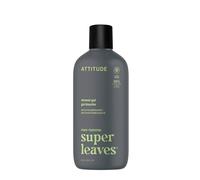 ATTITUDE Gel Douche Homme, 98 % origine naturelle, sans parabènes ni phtalates, certifié EWG, nettoie sans assécher, Matcha & Bergamote, 415 mL