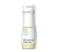 ATTITUDE Gel Douche pour Peau Sensible, Fabriqué au Canada, Gel Douche Certifié EWG, à l’Avoine Apaisante, Testé Dermatologiquement, Soin Végan, Huile d’Argan, 473 mL