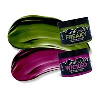 Attitude Hair Dye Combinaison de teintures capillaires semipermanentes WICKED WITCH Duo Violet/Vert
