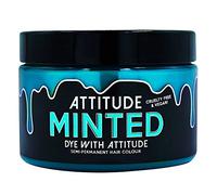 Attitude Hair Dye | Teinture Capillaire Semi-Permanente Végétalienne et Sans Cruauté Avec Revitalisant | Couleur de Cheveux Vibrante Pour Tous les Types de Cheveux | Minted Vert Pastel | 135ml