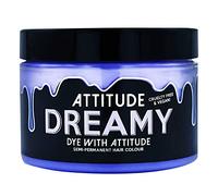 Attitude Hair Dye | Teinture Capillaire Semi-Permanente Végétalienne et Sans Cruauté Avec Revitalisant | Couleur de Cheveux Vibrante Pour Tous les Types de Cheveux | Dreamy Violet Pastel | 135ml