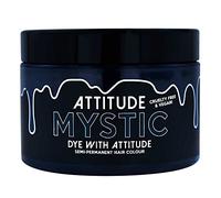 Attitude Hair Dye | Teinture Capillaire Semi-Permanente Végétalienne et Sans Cruauté Avec Revitalisant | Couleur de Cheveux Vibrante Pour Tous les Types de Cheveux | Mystic Bleu Turquoise | 135ml