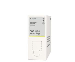 ATTITUDE Lessive Liquide aux Huiles Essentielles, EWG Verified, Végane, Ingrédients d’Origine Naturelle, Compatible HE, Géranium & Citronnelle, 80 Brassées, Éco Recharge, 2 L