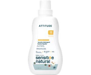 ATTITUDE Lessive Liquide Bébé pour Peau Sensible - 1 L