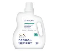 ATTITUDE Lessive Liquide, Certifié EWG Verifié, Élimine les Tâches & les Odeurs, Végan, Ingrédients d'Origine Naturels, Parfum Fraîcheur des Montagnes, 40 Brassées, 2 Litres