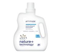 ATTITUDE Lessive Liquide, Certifié EWG Verifié, Élimine les Tâches & les Odeurs, Végan, Ingrédients d'Origine Naturels, Parfum Fleurs des Champs, 40 Brassées, 2 Litres