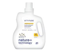 ATTITUDE Lessive Liquide, Certifié EWG Verifié, Élimine les Tâches & les Odeurs, Végan, Ingrédients d'Origine Naturels, Parfum Zeste d'Agrumes, 80 Brassées, 2 Litres