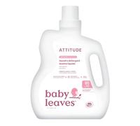 ATTITUDE Lessive Bébé Liquide Sans Parfum, EWG Verified, Ingrédients Naturels, Végan, Sans Enzymes, Sans Phosphates, Pour Vêtements Bébé, Nouveau-né et Peaux Sensibles, HE, 80 Lavages, 2 L