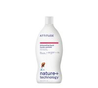 ATTITUDE Liquide Vaisselle, Certifié EWG, D'Origine Végétale & Végan, Naturellement Dérivé, Fabriqué au Canada, Pamplemousse Rose, 700 ml