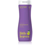 Attitude Little Leaves Vanilla & Pear gel nettoyant et shampoing pour bébé 473 ml