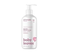 ATTITUDE Lait Hydratant Bébé, certifié EWG, crème hydratante testée dermatologiquement, végan, sans parfum, 473 mL