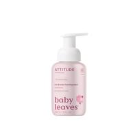 ATTITUDE Mousse Lavante Cheveux & Corps Bébé 2-en-1, certifiée EWG, testée dermatologiquement, ingrédients d’origine naturelle, végan, Sans Parfum, 295 mL